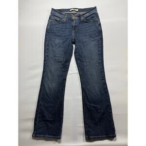 Levi's 529 Women's Curvy Bootcut Blue Denim Jeans - Size 6 S/C (28x29)